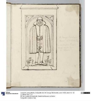 Grabplatte des M. George Steinbreiter, anno 1508