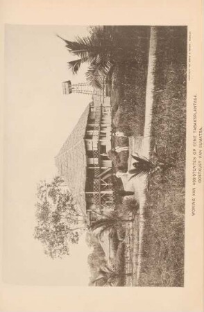 Woning van assistenten op eene tabaksplantage. Oostkust van Sumatra