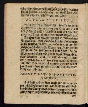 Confutatio Posterioris Antithesis.