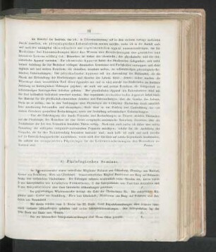 8) Philologisches Seminar.