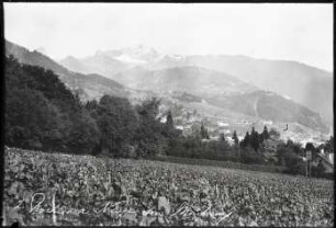 Clarens, Blick auf Montreux und die Rochers-de-Naye