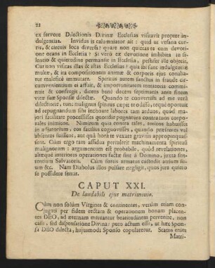 Caput XXI. - Caput XXX.