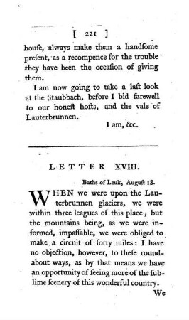 XVIII. The mountain of the Gemmi?The baths of Leuk