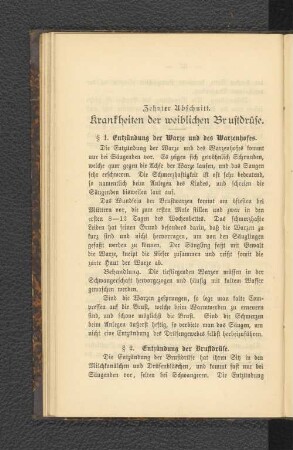 § 2. Entzündung der Brustdrüse.