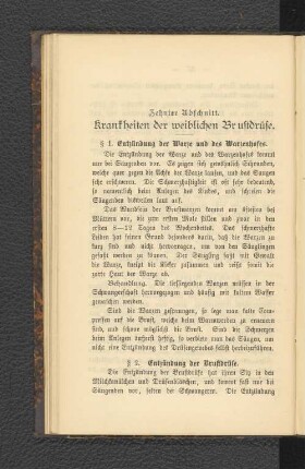§ 2. Entzündung der Brustdrüse.