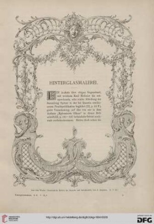 Hinterglasmalerei