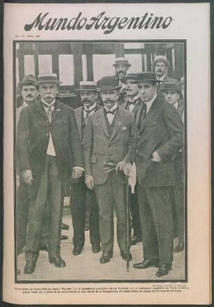 El ministro de obras públicas, doctor Moyano;... [Fotografía]