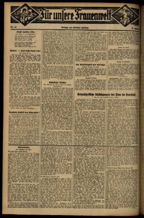 Zweite Ausgabe vom Freitag, den 06. März 1931.