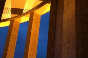 Belgien. Luxembourg. Bastogne. Mardasson Huegel. Ehrenmal fuer die 76000 amerikanischen gefallenen Soldaten der Ardennen Offensive
