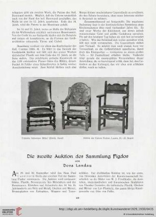 11/12: Die zweite Auktion der Sammlung Figdor