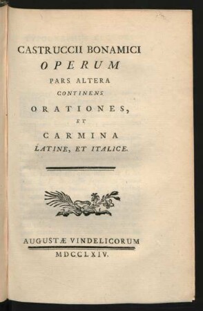 Ps. 2: Continens Orationes, Et Carmina Latine, Et Italice