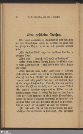 Eine gescheite Person