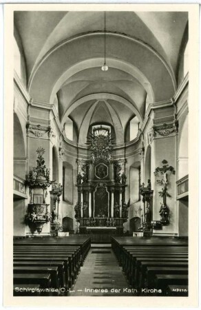 Schirgiswalde. Inneres der Katholischen Kirche