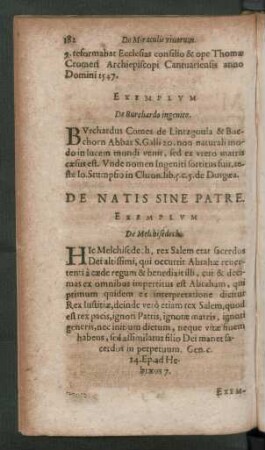 De Natis sine Patre.