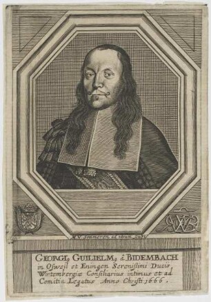 Bildnis des Georgi. Guilielm. von Bidembach