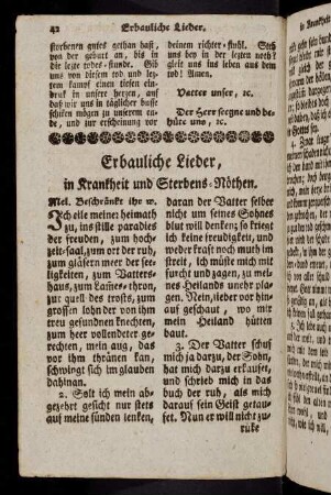 42-47, Erbauliche Lieder