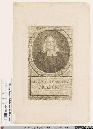 Bildnis August Hermann Francke