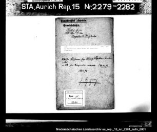 Der Kaufmann Enno Rudolf Becker als Senator der Stadt Esens