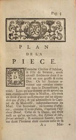 Les Comédies de Plaute : [Divisées En Dix Tomes], 2. Qui contient L'Asinaire et L'Aululaire
