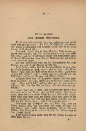 Achtes Kapitel. Eine schlimme Entdeckung
