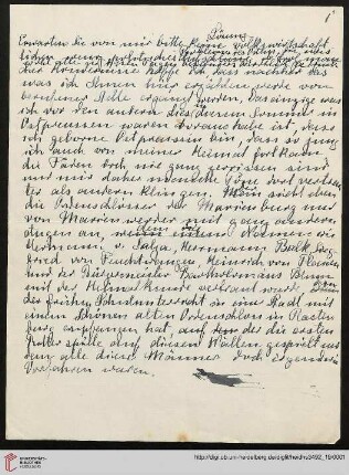 Heid. Hs. 3492,19: „Ostpreussen-Vortrag“