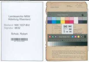 Entnazifizierung Robert Schulz , geb. 22.12.1897 (Arbeitsvermittler)
