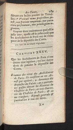 Chapitre XXXV. - XXXVI.