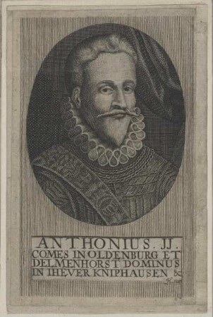 Bildnis des Anthonius II., Graf von Oldenburg und Delmenhorst