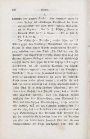 548-556 [Rezension] Rütjes, H., Triumph der wahren Kirche