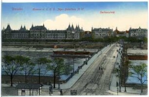 Dresden. Kaserne des 2. Königlich Sächsischen Jäger-Bataillons No. 13 - Sachsenplatz