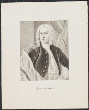 Icones Professorum Marpurgensium — Bildnis des Philipp Jacob Borel (1715-1760)