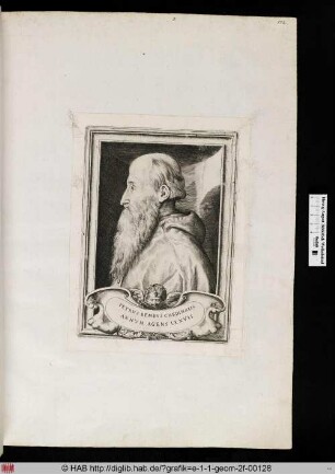 Porträt von Kardinal Petrus Bembus.