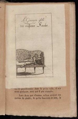 Le Garcon isolé. = der einsame Knabe.