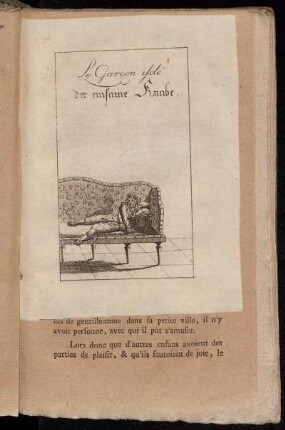 Le Garcon isolé. = der einsame Knabe.