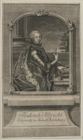 Bildnis des Fürsten Friedrich Albrecht von Anhalt-Bernburg