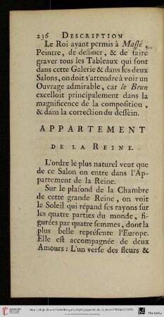 Appartement de la Reine