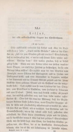 641-674 Celsus, der erste wissenschaftliche Gegner des Christenthums : Schluß