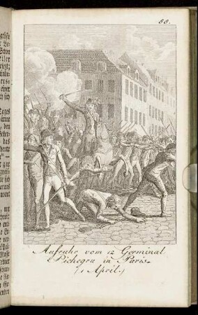 Aufruhr vom 12 Germinal Pichegru in Paris. (1 April.)