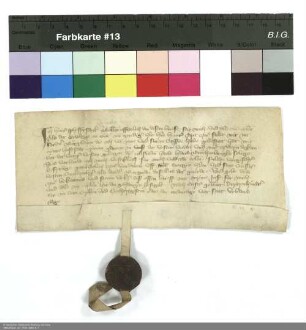 Revers Heinrich Pfeffersacks bezüglich der Besserung seines Burglehens zu Burg Stolzenberg durch Heinrich [von Kranlucken], Abt von Fulda