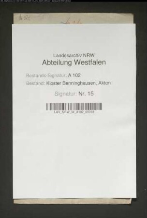 Verzeichnis der Ländereien des Gerdt in der Bay Ksp. Liesborn