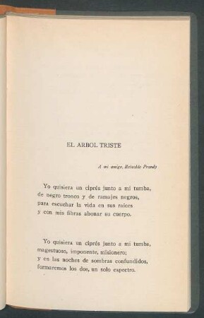 El árbol triste