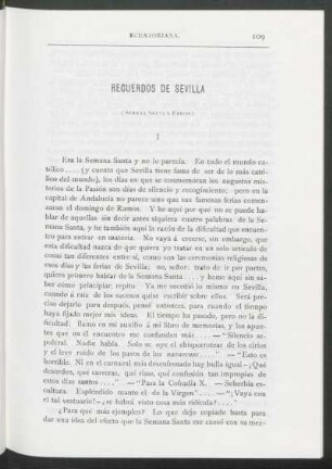 Recuerdos de Sevilla : (Semana santa y ferias)