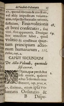 Caput Secundum. De Acti Volendi, quomodo sese exerat.