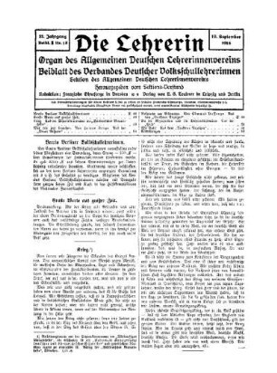 Verein Berliner Volksschullehrerinnen