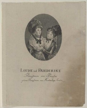 Bildnisse der Luise und der Friederike, Prinzessinnen von Preussen