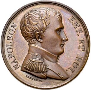 Medaille auf die Schrecken des Krieges 1814