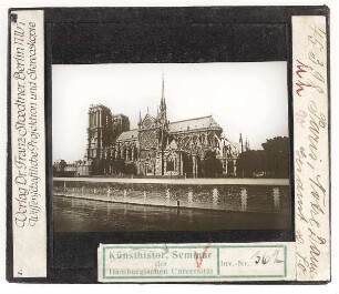 Paris, Notre Dame: Aussenansicht (Stoedtner-Nr. 45398)