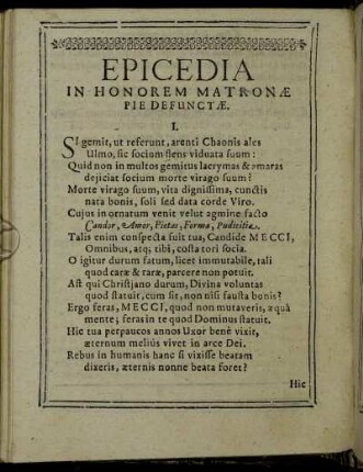 Epicedia