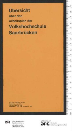 Programm 1. Trimester 1967/1968