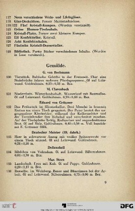 Gemälde (Nr. 130-151)